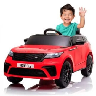 VENTA LAND ROVER VELAR 12V, ROJO, ASIENTO PLASTICO, RUEDAS PLASTICO - INDA640-AT-VELARRED